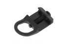 Black Double Bell Picatinny sling rail strap attachment