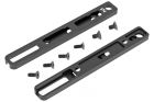 Black MLOK CNC rail set for SCAR AEG / GBBR Renegade Tech