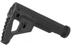 Black CNC skeleton stock for M4 AEG Double Bell