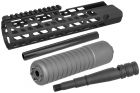 Set Handguard 10  SUR300 Black for MCX Virtus Airsoft Artisan