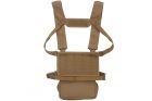 Chest Board Tactical Laser Cut Coyote Brown WOSPORT