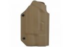 Lightweight Kydex type holster for Glock + X300 tan WOSPORT