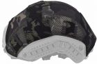 Multicam Black mesh helmet cover for FAST helmet size L/XL WOSPORT