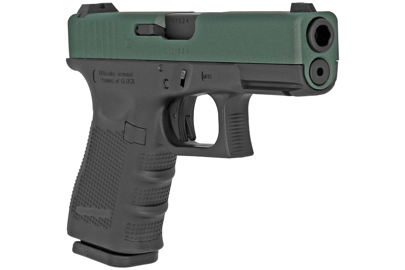 Glock 19 Gen4 VFC / UMAREX Gas Charcoal Green Cerakote