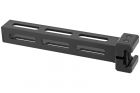 Black M-LOK 3 slot extender for Maple Leaf MLC-S2 / MLC-LTR / SSG10A3 chassis