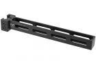 Black M-LOK 4 slot extender for MLC-S2 / MLC-LTR / SSG10A3 Maple Leaf chassis