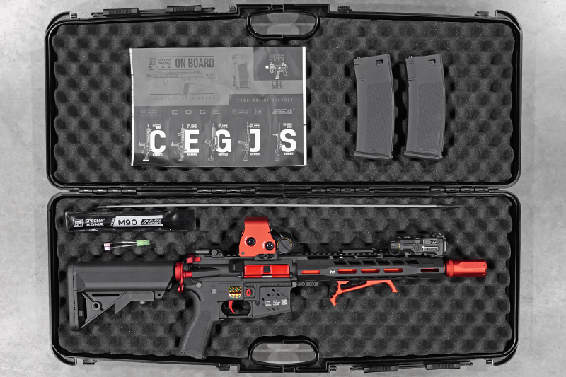 Replica M4 Combat Red Ragnarok Aster SE custom