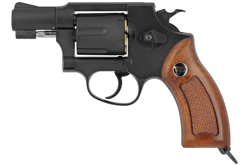 Revolver 733 2inch Black Brown Grip Gun Heaven CO2