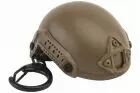 Tan Fast Helmet Key Chain WOSPORT