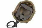 Tan Fast Helmet Key Chain WOSPORT