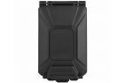 Black tactical storage case for batteries WOSPORT 