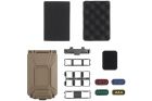 Tan tactical storage case for batteries WOSPORT 