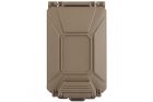 Tan tactical storage case for batteries WOSPORT 