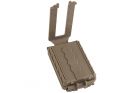 Tan tactical storage case for batteries WOSPORT 