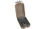 Tan tactical storage box for WOSPORT batteries