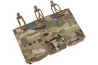 Ligthweight Elastic M4 Triple Mag Pouch WOSPORT