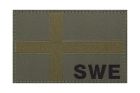 Sweden RAL7013 Flag Patch fabric Clawgear