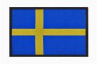 Sweden Color Flag Patch fabric Clawgear