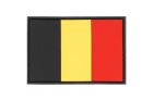 Belgium Flag PVC Patch Color JTG