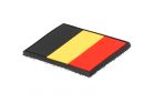 Belgium Flag PVC Patch Color JTG