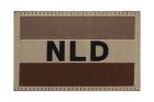 Nederlands Desert Flag Patch fabric Clawgear