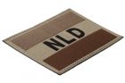 Nederlands Desert Flag Patch fabric Clawgear