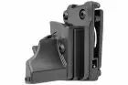 Left-handed holster with black side mount for AAP01 AAC CTM