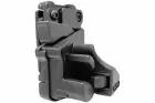 Left-handed holster with black side mount for AAP01 AAC CTM