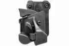 Left-handed holster with black side mount for AAP01 AAC CTM