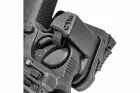 Left-handed holster with black side mount for AAP01 AAC CTM