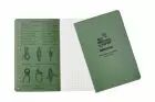 128-page All weather notebook 118x183mm Olive Green Modestone