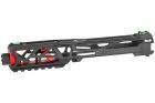 FUKU-2 CNC Upper Skeleton slide Black / Red AAP-01 CTM