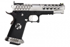 AW Custom HX25 Series Full Metal Competition Ready Gas Blowback Pistol - Silver 