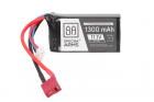 Batterie LiPo 11,1V 1300mAh 15/30C Battery - T-Connect (Deans)