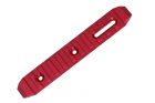 CNC M-LOK rail RED 128mm SLONG