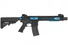 Colt M4 Blast Blue Fox Ed AEG. Full metal 300 BBS 1 J Mosfet