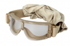 Masque de protection Tan 3 verres Delta Tactics