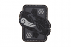 Odins Raven Rubber Patch Grey JTG