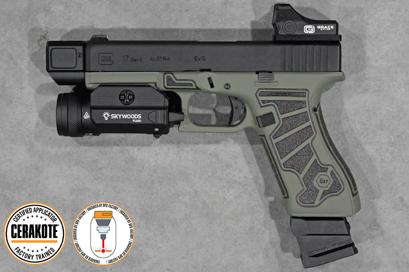 Replica Glock 17 Gen5 VFC / UMAREX Gas Cerakote 02 Custom 