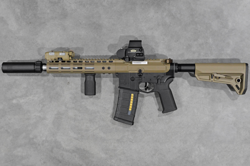 Replica M4 G101 dual-tone NOVESKE BK/FDE Double Eagle GBBR Custom