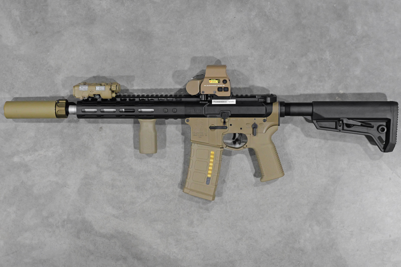 Replica M4 G101 dual-tone NOVESKE FDE/BK Double Eagle GBBR Custom