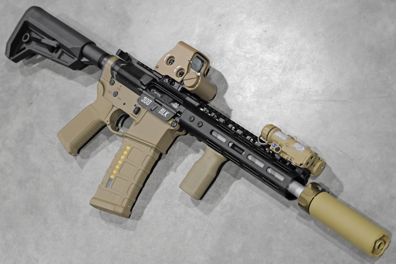 Replica M4 G101 dual-tone NOVESKE FDE/BK Double Eagle GBBR Custom