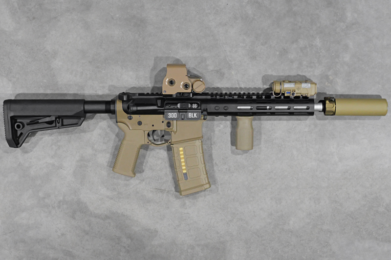 Replica M4 G101 dual-tone NOVESKE FDE/BK Double Eagle GBBR Custom