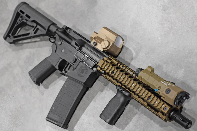 Replica MK18 Black / Bronze Lancer Tactical MK62 Aster Custom