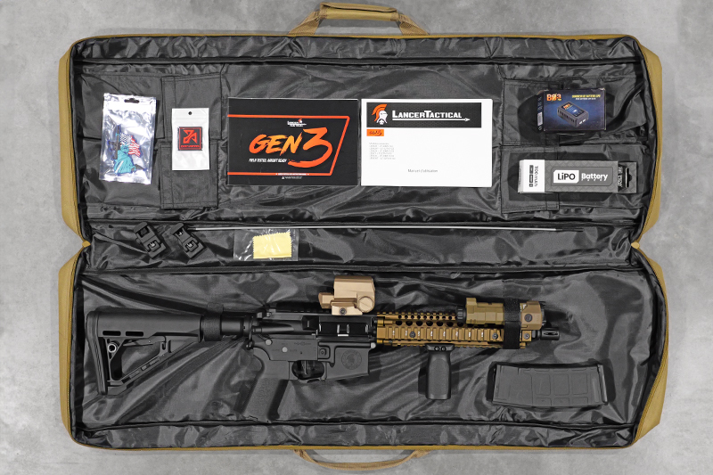 Replica MK18 Black / Bronze Lancer Tactical MK62 Aster Custom