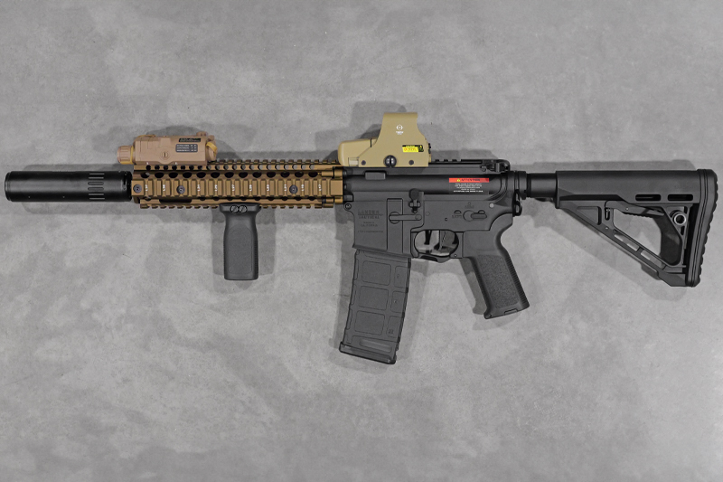 Replica MK18 two-tone Lancer Tactical MK67 Aster Custom