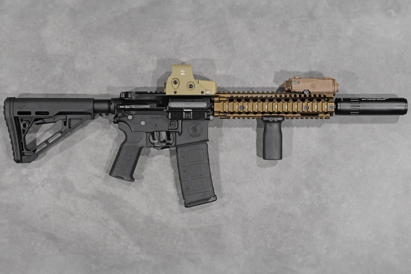 Replica MK18 two-tone Lancer Tactical MK67 Aster Custom