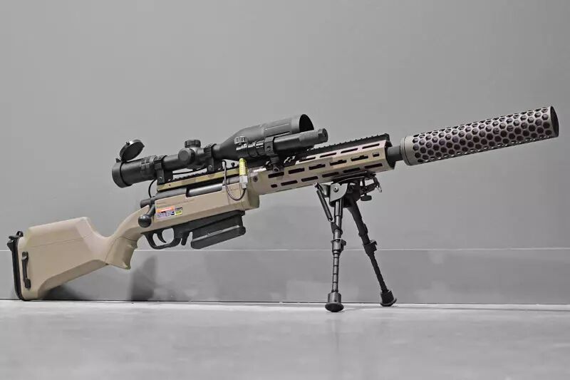 Replica Striker AS02 Tan HPA Wolverine CO2 Custom