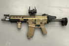 Réplique FN MK16 SCAR-L Desert WE GBBR Custom