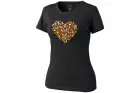 T-Shirt WOMEN\'S Chameleon Heart Black Helikon